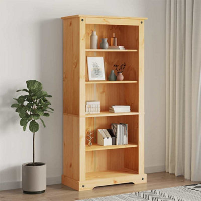 Vidaxl 5-Tier Bookcase Mexican Pine Corona Range 80X40X170 Cm from B&Q