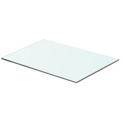 B&Q -  Shelf Panel Glass Clear 50X30 Cm