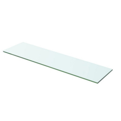 Vidaxl Shelf Panel Glass Clear 60X12 Cm from B&Q