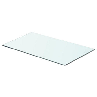 B&Q -  Shelf Panel Glass Clear 60X30 Cm