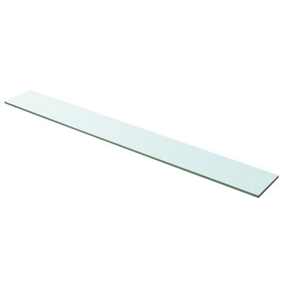 Vidaxl Shelf Panel Glass Clear 100X12 Cm 15Kg