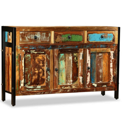Vidaxl Sideboard Solid Reclaimed Wood 120X35X76 Cm from B&Q