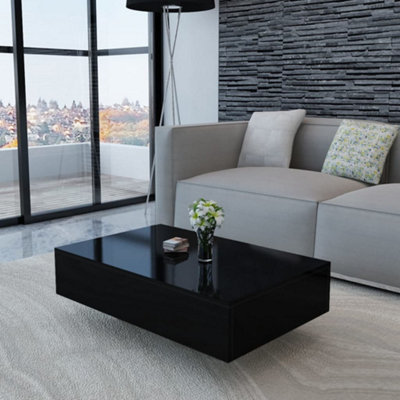 Vidaxl Coffee Table High Gloss Black from B&Q