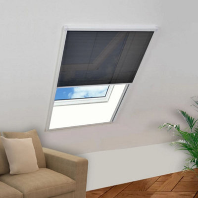 Vidaxl Plisse Insect Screen For Windows Aluminium 80X100 Cm from B&Q