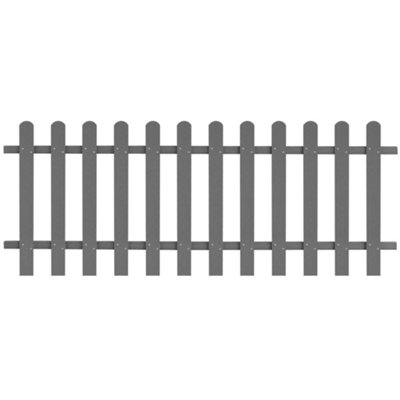 Vidaxl Picket Fence Wpc 200X80 Cm Picket Fences from B&Q