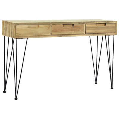 Vidaxl Console Table 120X35X76 Cm Solid Teak from B&Q