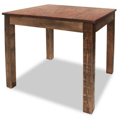 B&Q -  Dining Table Solid Reclaimed Wood 82X80X76 Cm