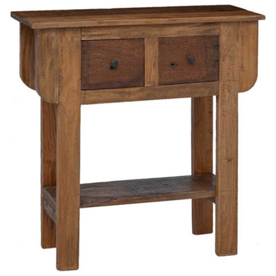 VIDAXL Console Table Solid Reclaimed Wood Brown - Image 3