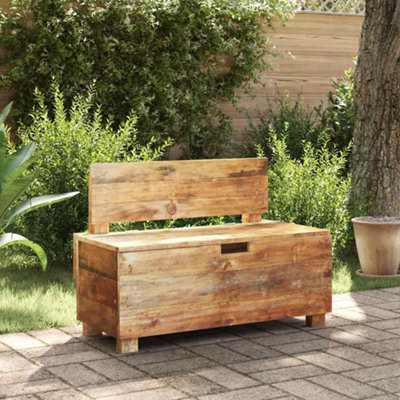 Vidaxl Bench Solid Mahogany Wood 86X40X60 Cm Benches from B&Q