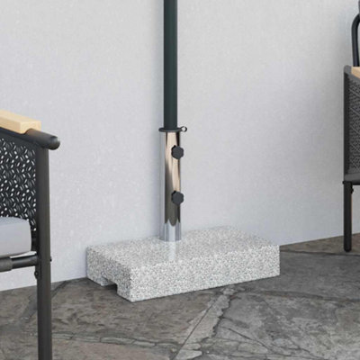 Vidaxl Parasol Base Granite Rectangular 25 Kg from B&Q