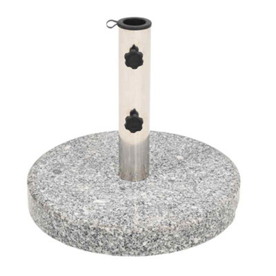 Vidaxl Parasol Base Granite Round 20 Kg from B&Q
