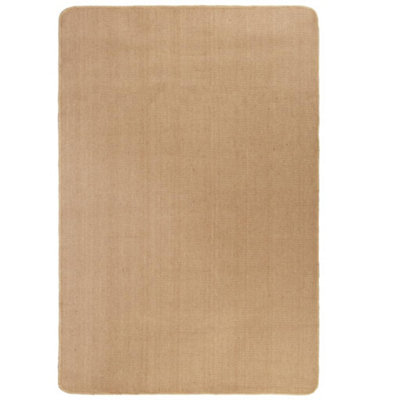 Berkfield Area Rug Jute With Latex Backing 80X160 Cm Natural from B&Q
