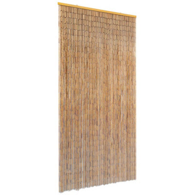 Vidaxl Insect Door Curtain Bamboo 90X220 Cm from B&Q