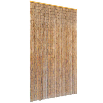 Vidaxl Insect Door Curtain Bamboo 120X220 Cm from B&Q