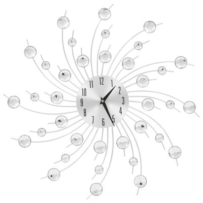 Vidaxl Wall Clock With Quartz Movement Modern Design 50 Cm Wall Clocks from B&Q