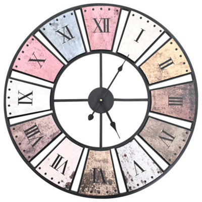 Vidaxl Vintage Wall Clock With Quartz Movement 60 Cm Xxl from B&Q