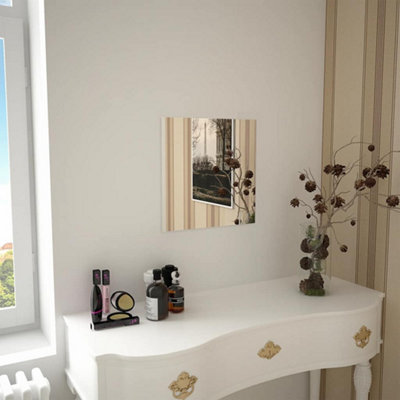 Vidaxl Wall Mirror 40X40 Cm Square Glass from B&Q