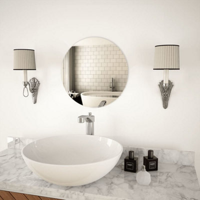 B&Q -  Wall Mirror 40 Cm Round Glass