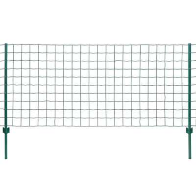 Vidaxl Green Euro Fence Steel 20X1 Size 11