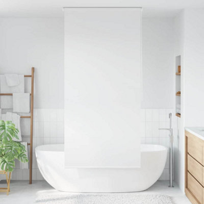 B&Q -  Shower Roller Blind 100X240 Cm White