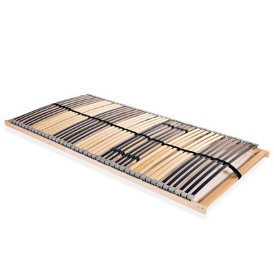 B&Q -  Slatted Bed Base Without Mattress With 42 Slats 7 Zones 140X200 Cm