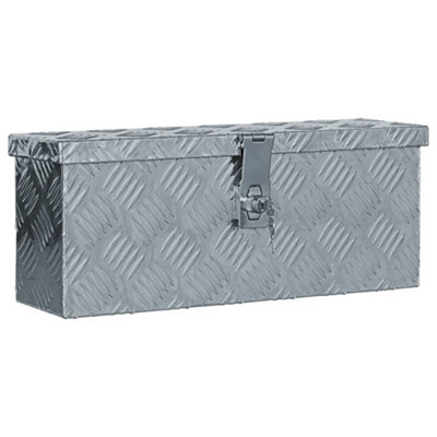 Vidaxl Aluminium Box 48.5X14X20 Cm Silver