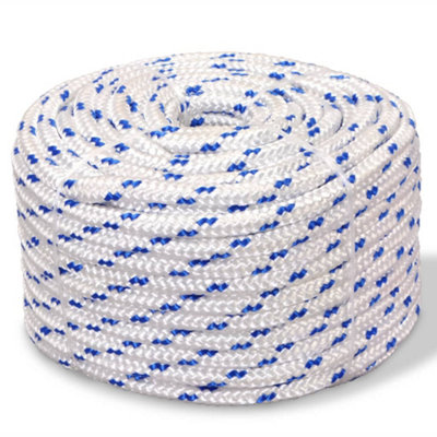 Vidaxl White Marine Rope Polypropylene 8 Mm 500 M Marine Ropes
