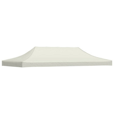 Vidaxl Party Tent Roof 3X6 M Cream from B&Q