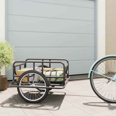 B&Q -  Bike Trailer 130X73X48.5 Cm Steel Black