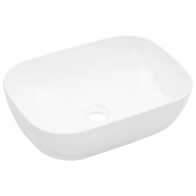 B&Q -  Wash Basin 45.5X32X13 Cm Ceramic White