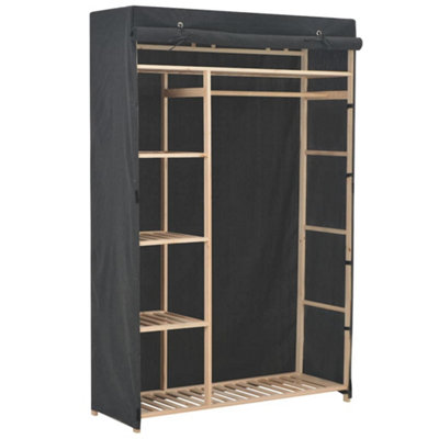 Vidaxl Wardrobe Grey 110X40X170 Cm Fabric from B&Q