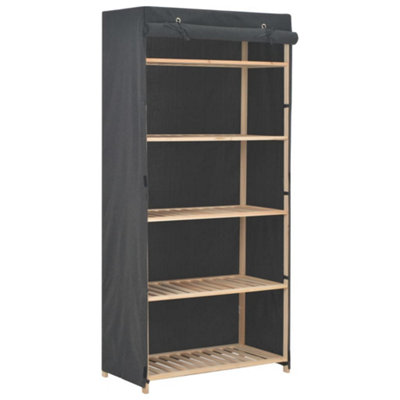Vidaxl Wardrobe Grey 79X40X170 Cm Fabric from B&Q