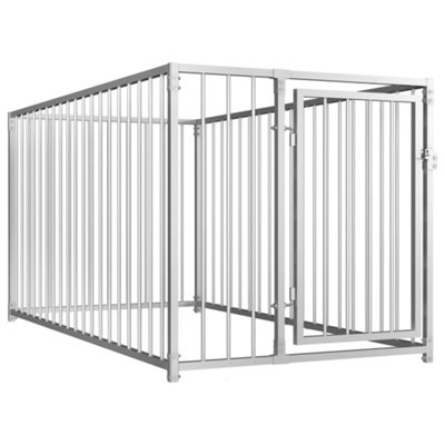 Vidaxl Outdoor Dog Kennel 100X200X100 Cm from B&Q
