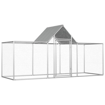 B&Q -  Chicken Coop 3X1X1.5 M Galvanised Steel