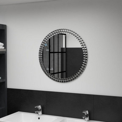 Vidaxl Wall Mirror 60 Cm Tempered Glass from B&Q