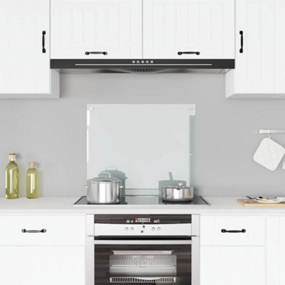 Vidaxl Kitchen Backsplash Transparent 70 X 60 Cm Tempered Glass from B&Q