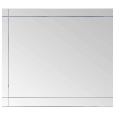 Vidaxl Wall Mirror 100X60 Cm Glass from B&Q
