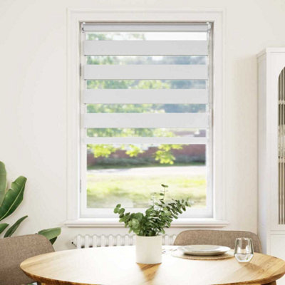 Vidaxl Zebra Blind 70 X 120 Cm White Zebra Blinds from B&Q