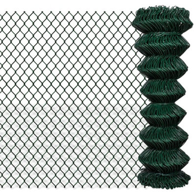 B&Q -  Chain Link Fence Steel 1,25X25 M