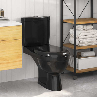 B&Q -  Toilet With Cistern Black