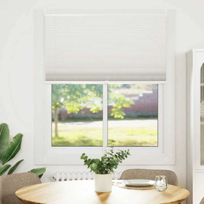 Vidaxl Plisse Blind 100X125cm Pleated Blind Plisse Blinds White