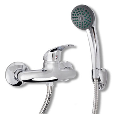 B&Q -  Bath Shower Mixer Tap Kit Chrome