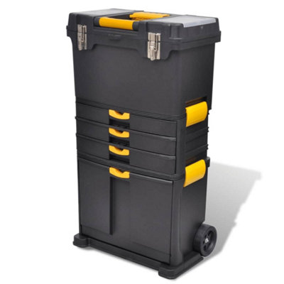 B&Q -  Tool Case Chest Tool Trolley Portable Rolling Tool Boxes
