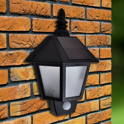 Vidaxl Solar Wall Lamp With Motion Sensor Wall Lanterns from B&Q