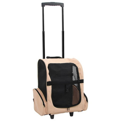 B&Q -  Foldable Multipurpose Pet Trolley Sand