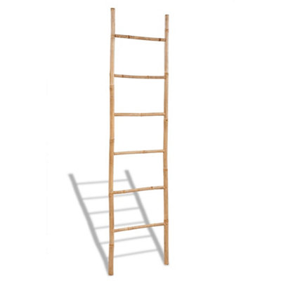 Vidaxl Bamboo Towel Ladder With 6 Rungs from B&Q