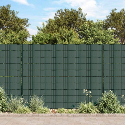 Vidaxl Garden Privacy Screen Pvc 70X0.19 M Green from B&Q