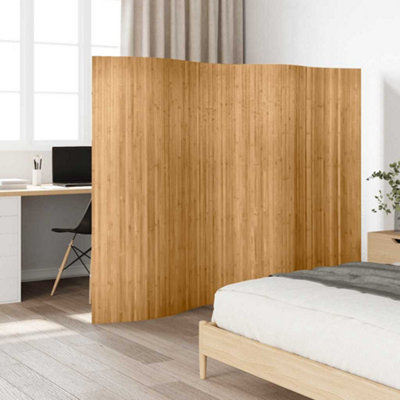 B&Q -  Room Divider Bamboo Natural 250X165 Cm