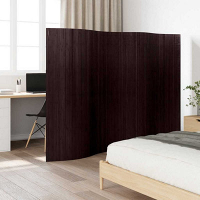 B&Q -  Room Divider Bamboo Dark Brown 250X165 Cm