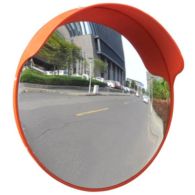 Vidaxl Convex Traffic Mirror Pc Plastic Orange 45 Cm Outdoor Traffic Mirrors from B&Q